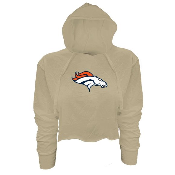 Tops - NFL - Never Worn! Women's Denver Broncos Crop Tops Tan